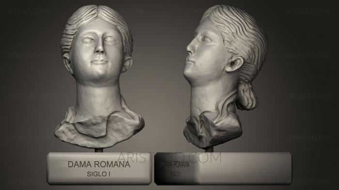 Busts and heads antique and historical (BUSTA_0011) 3D model for CNC machine